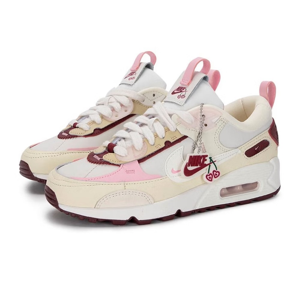 Nike Shoes Air Max 90 - ไนกี้ แอร์แม็กซ์ 90 รองเท้าวิ่งผู้หญิงระบบกันกระแทกแอร์แม็กซ์สไตล์คลาสสิกย้อนยุคน้ำหนักเบาสบายสำหรับการฝึกซ้อมประจำวัน FD4615-111