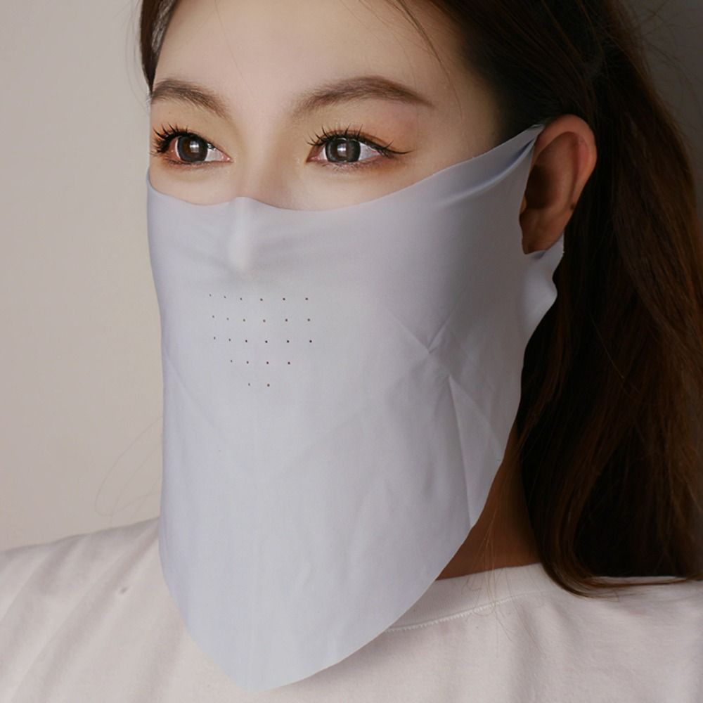 หน้ากากกันแดดสีพื้น ป้องกันรัง - Face Scarf Mask บทวิจารณ์และราคา