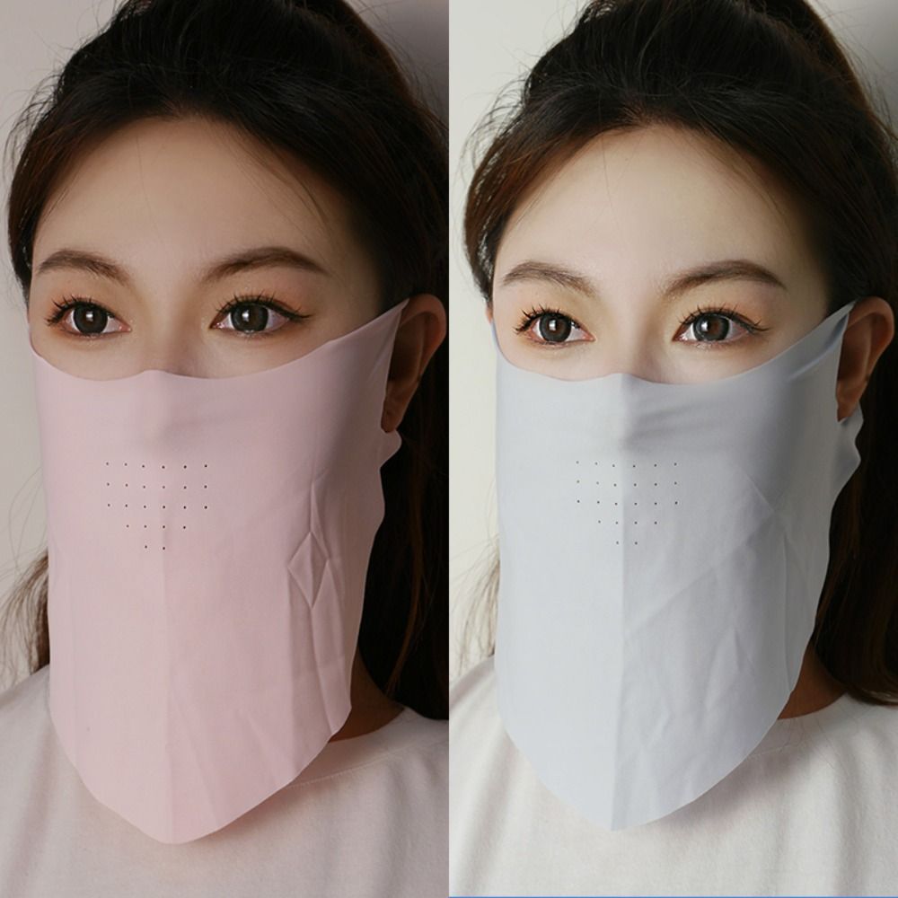 หน้ากากกันแดดสีพื้น ป้องกันรัง - Face Scarf Mask บทวิจารณ์และราคา
