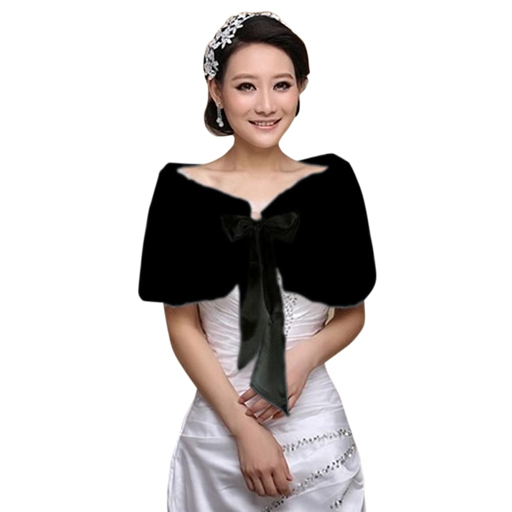ผู้หญิงเจ้าสาวงานแต่งงาน Faux  - Stole Wedding Shawl บทวิจารณ์และราคา