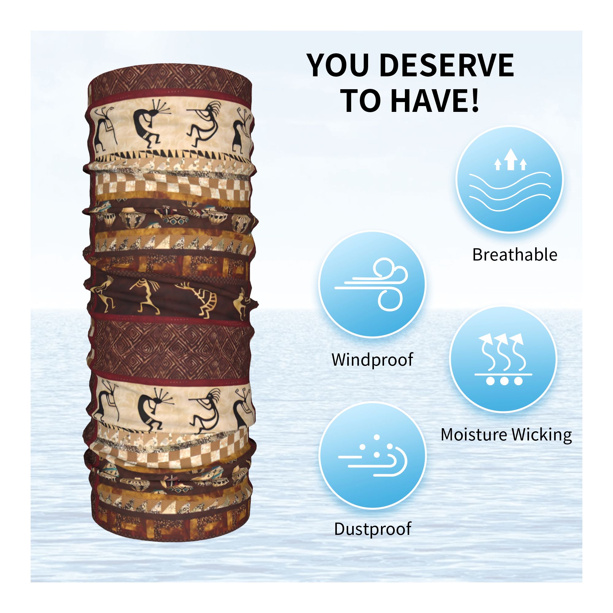 ผ้าพันคอแบบสวมศีรษะและคลุมคอ K - Neck Warmer Tube บทวิจารณ์และราคา