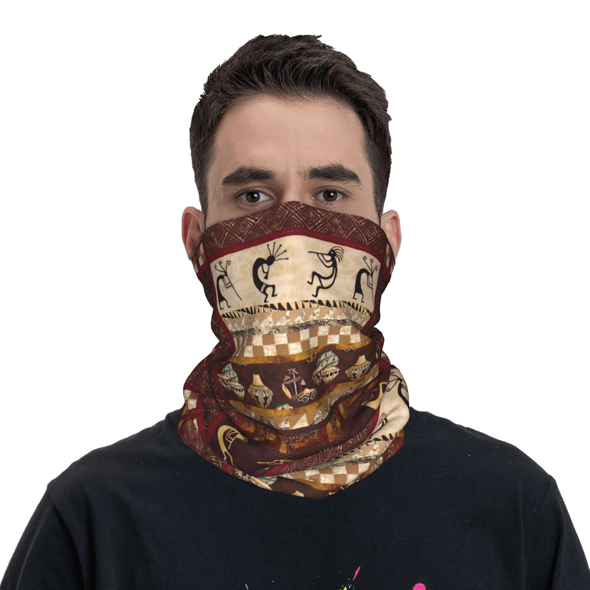 ผ้าพันคอแบบสวมศีรษะและคลุมคอ K - Neck Warmer Tube บทวิจารณ์และราคา