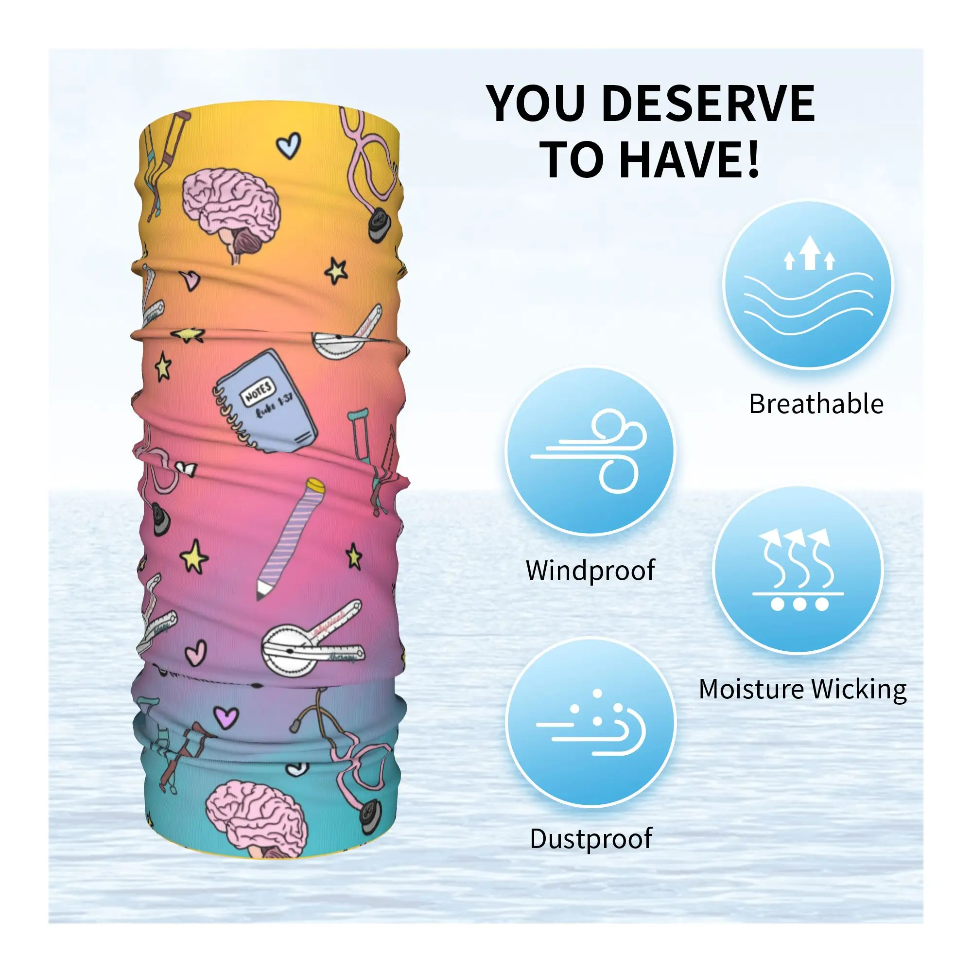 ผ้าพันคอแบบใหม่สำหรับแพทย์ พยา - Neck Warmer Tube บทวิจารณ์และราคา