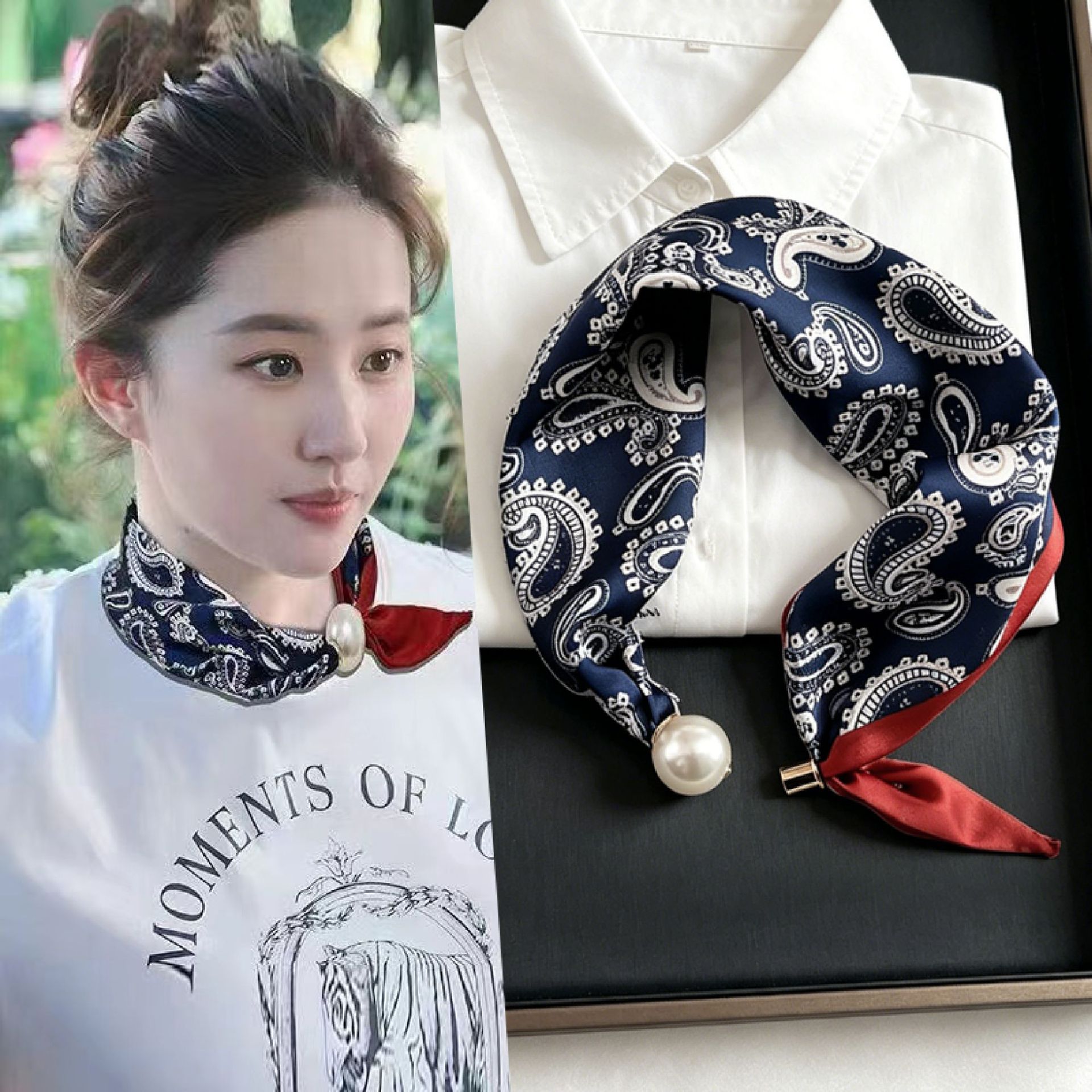 ผ้าพันคอพิมพ์ลายเพสลีย์แบบใหม่ - Face Scarf Mask บทวิจารณ์และราคา