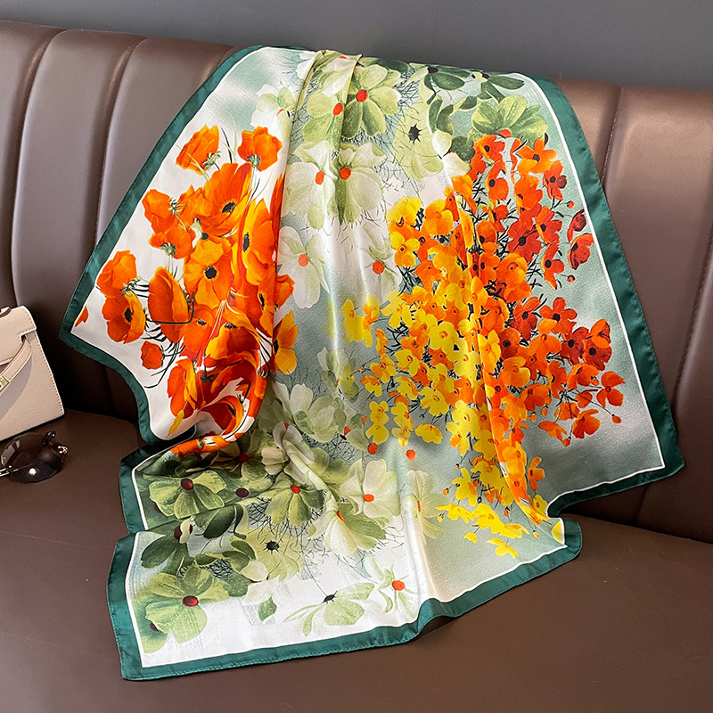 70x7ผ้าพันคอผืน syal Sutra สำห - Silk Neck Scarf บทวิจารณ์และราคา