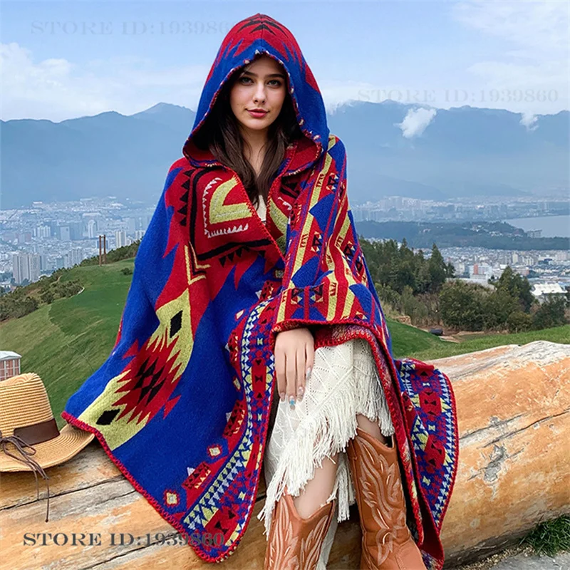 ผ้าคลุมไหล่แบบมีฮู้ด ผ้าพันคอ  - Woven Scarf Blanket บทวิจารณ์และราคา