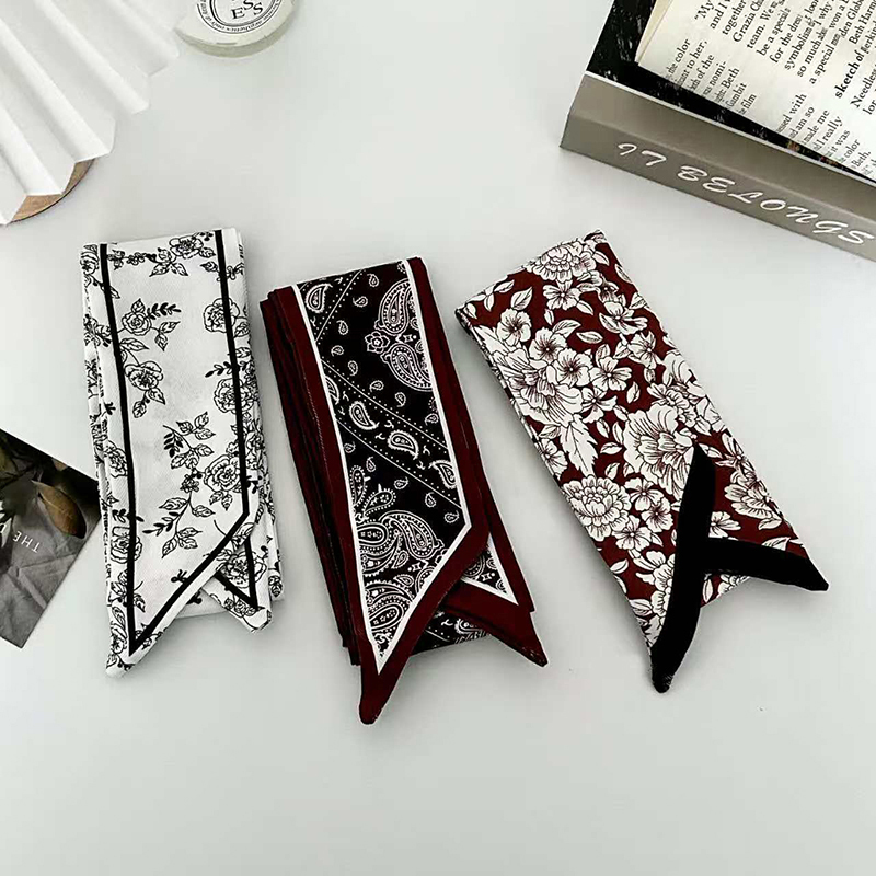 ผ้าพันคอไหมแฟชั่นหรูหราสำหรับผ - Silk Neck Scarf บทวิจารณ์และราคา