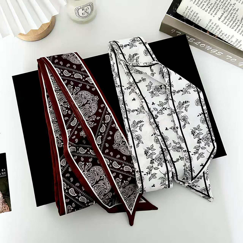 ผ้าพันคอไหมแฟชั่นหรูหราสำหรับผ - Silk Neck Scarf บทวิจารณ์และราคา