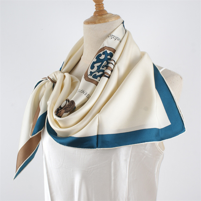 100% ผ้าพันคอไหมหม่อนผ้าพันคอผ - Silk Neck Scarf บทวิจารณ์และราคา